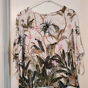 Safari print top from H&M